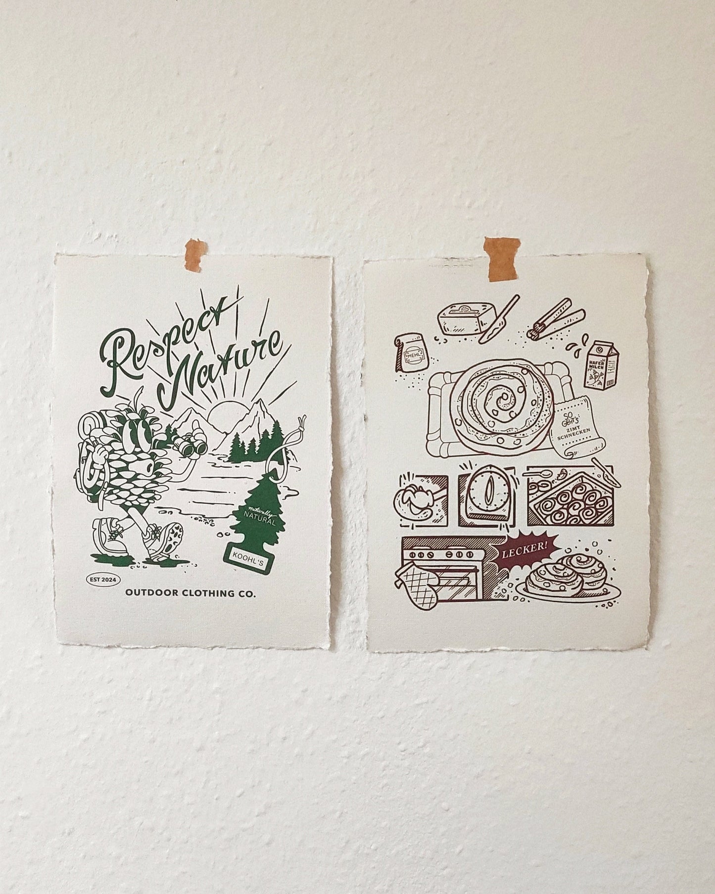 Zimtschnecke Cotton Printwork