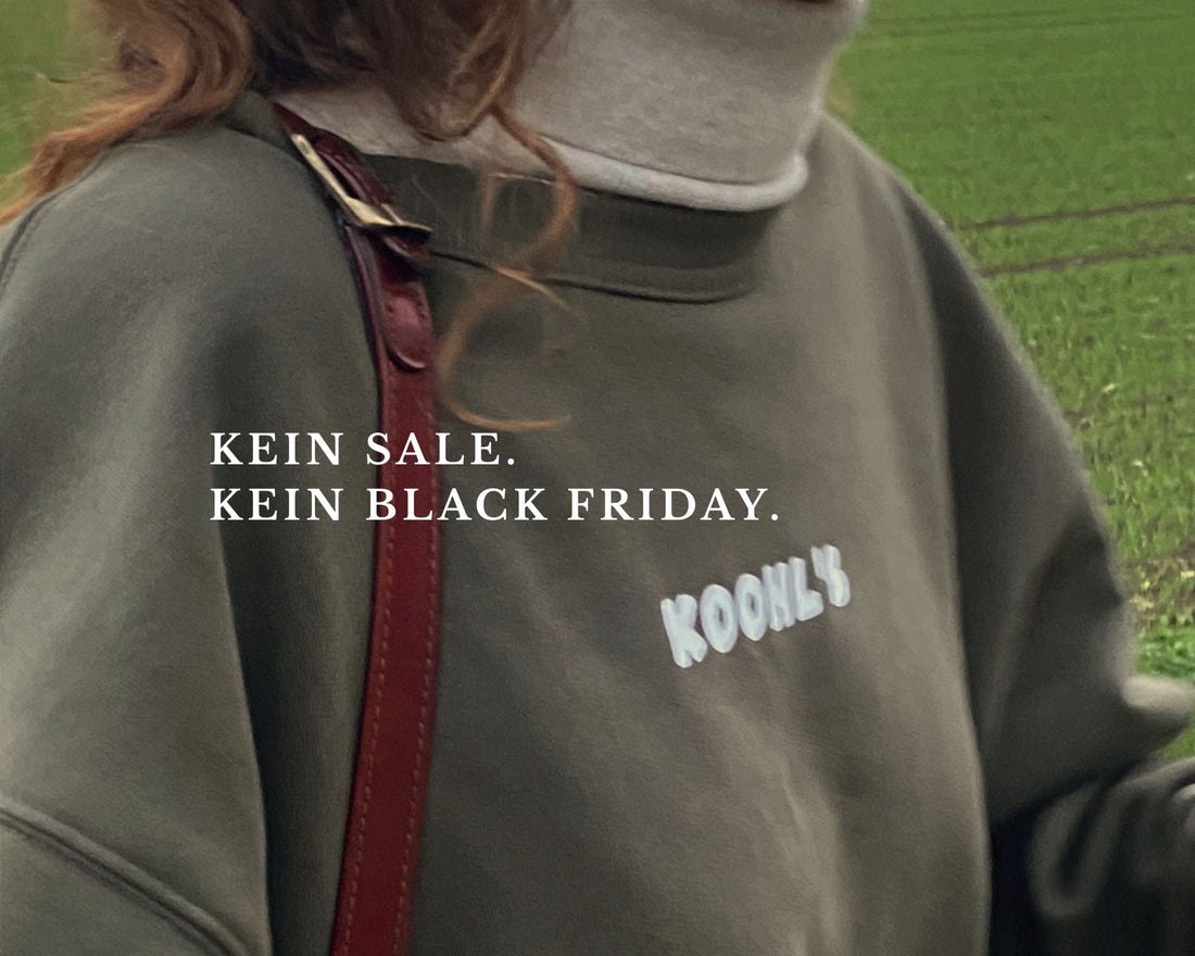 Warum wir auf Black Friday verzichten