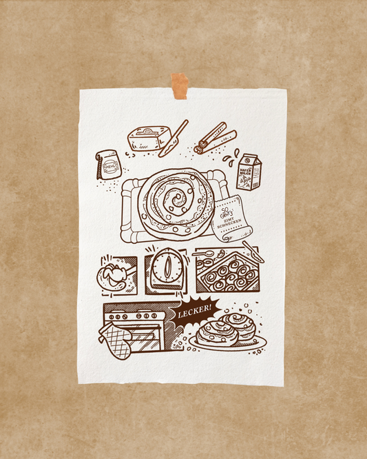 Zimtschnecke Cotton Printwork