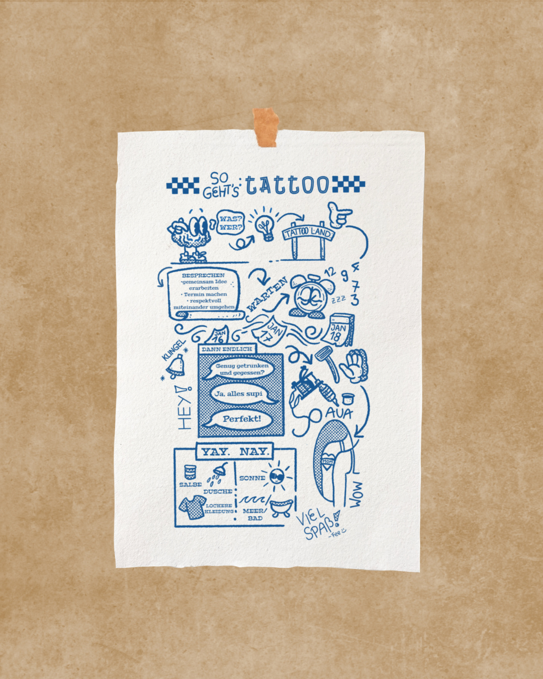 Tattoo Cotton Printwork