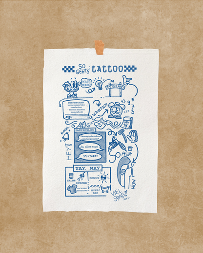 Tattoo Cotton Printwork