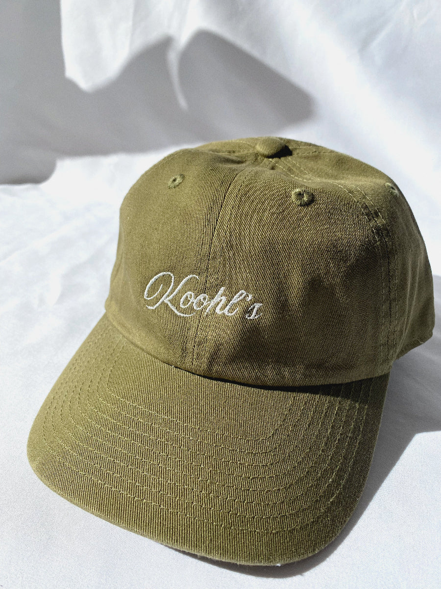 Nachhaltige Cap - Koohlsmotiv, grün, bestickt, Koohl’s Slow Fashion