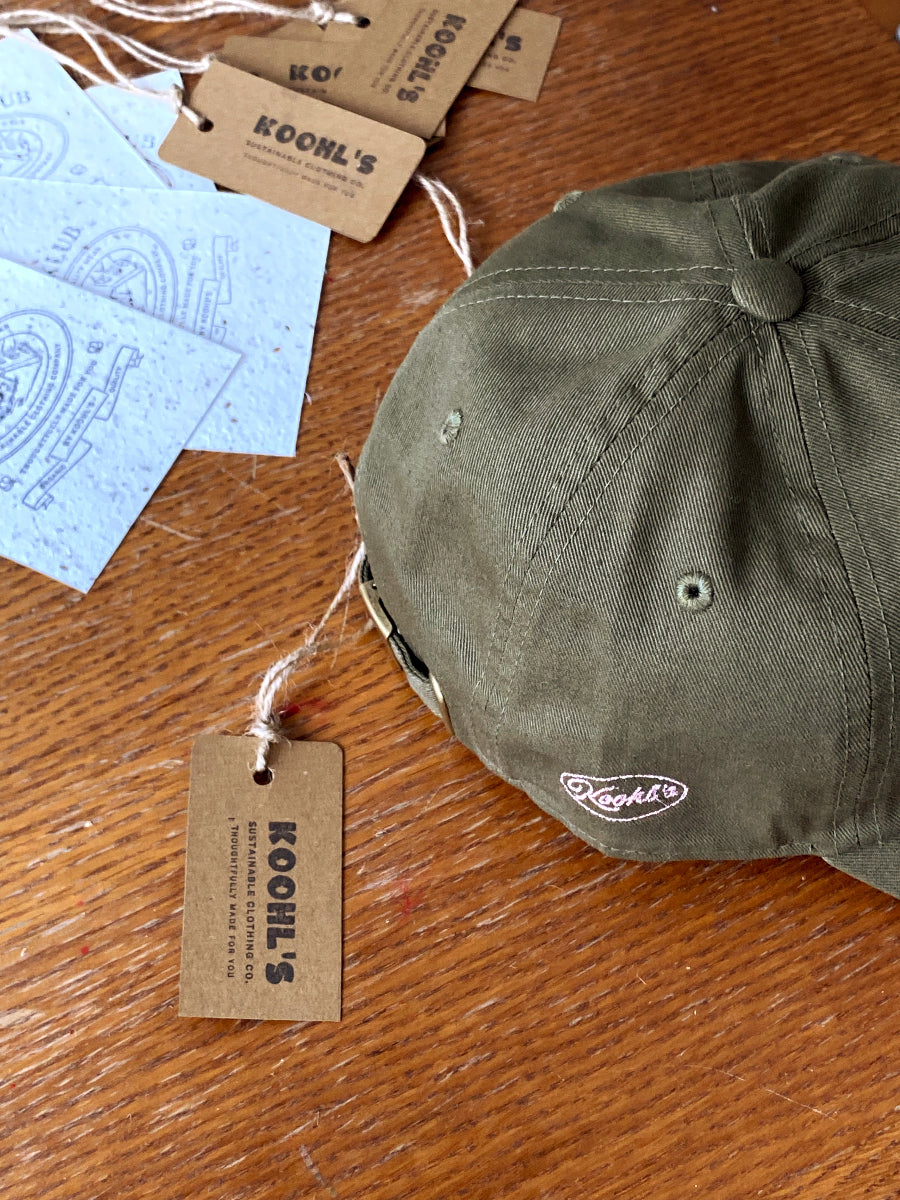 Nachhaltige Cap - wählbares Motiv, customize, bestickt, Koohl’s Slow Fashion