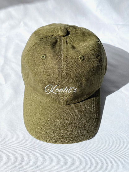 Nachhaltige Cap - Koohlsmotiv, grün, bestickt, Koohl’s Slow Fashion