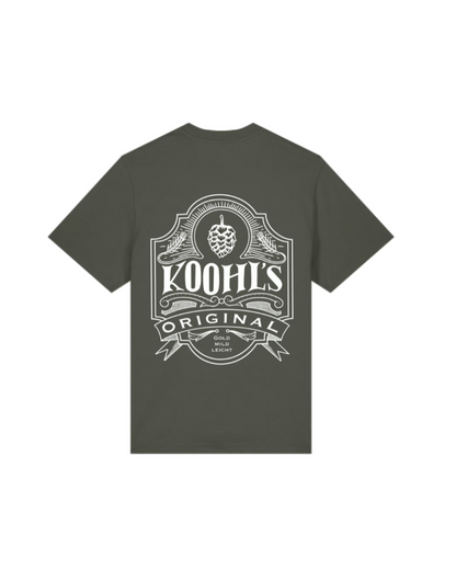 Nachhaltiges Bio-T-Shirt mit Biermotiv, handbedruckt – Koohl’s Slow Fashion