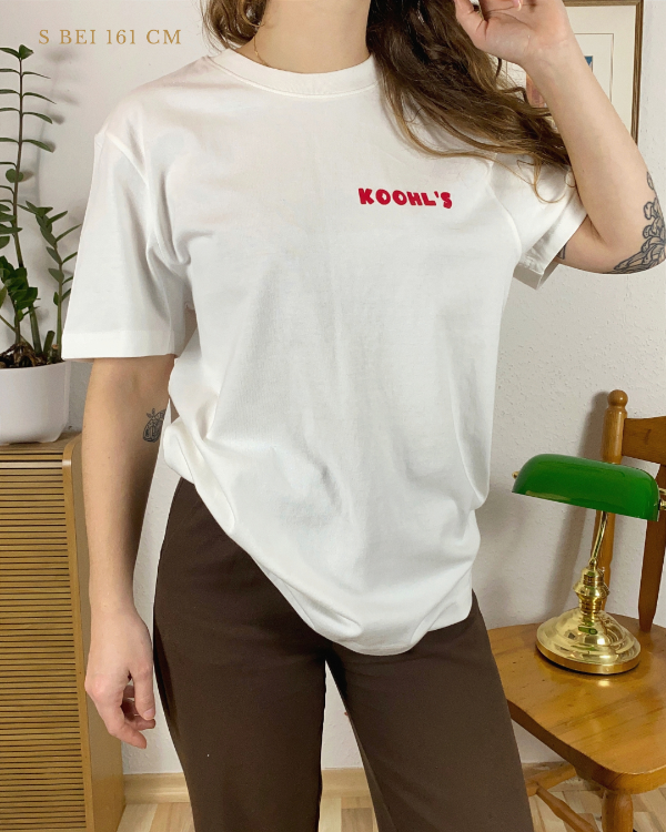 Nachhaltiges Bio-T-Shirt mit Burgermotiv, handbedruckt – Koohl’s Slow Fashion
