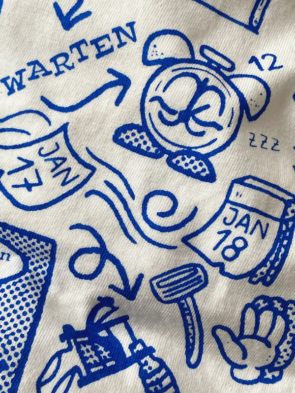 Nachhaltiges Bio-T-Shirt mit Tattoomotiv, handbedruckt – Koohl’s Slow Fashion