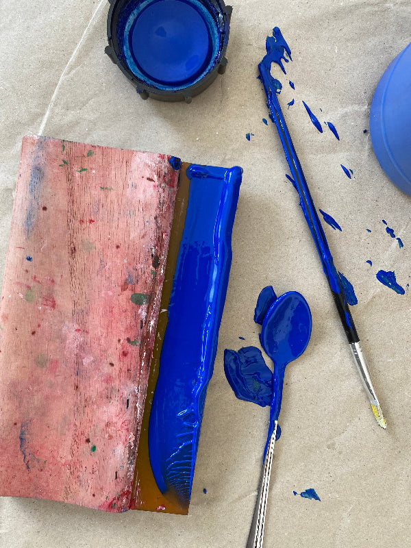 Nachhaltiges Bio-T-Shirt mit Naturmotiv, handbedruckt, Siebdruck– Koohl’s Slow Fashion